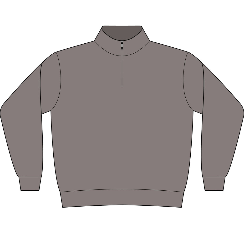 Unisex Garment-Dyed Quarter-Zip Sweatshirt
