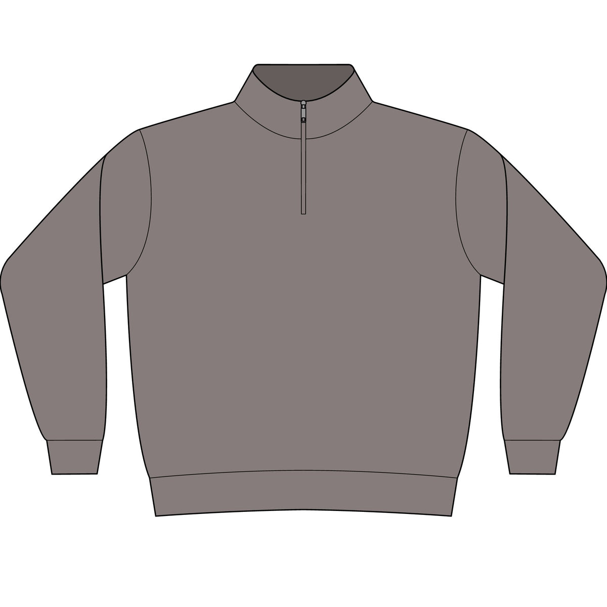 Unisex Garment-Dyed Quarter-Zip Sweatshirt