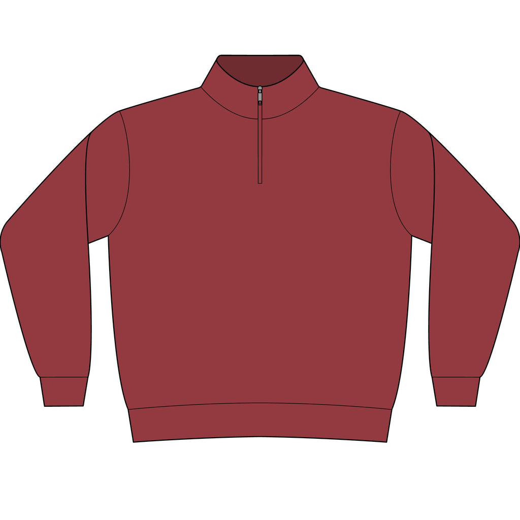 Unisex Garment-Dyed Quarter-Zip Sweatshirt