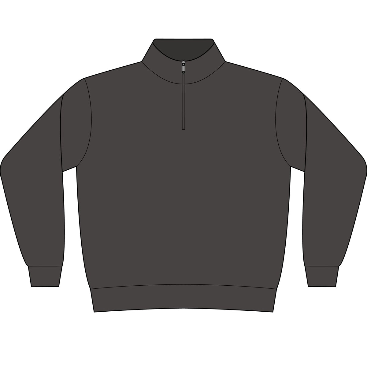 Unisex Garment-Dyed Quarter-Zip Sweatshirt