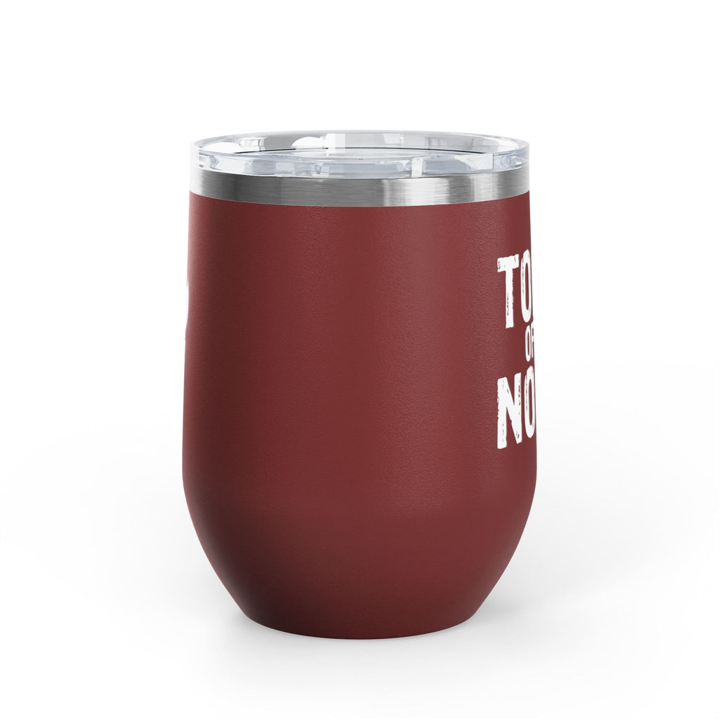 12oz Insulated Wine Tumbler - Portable Stainless Steel Cup for Wine, Travel & Outdoor Entertaining