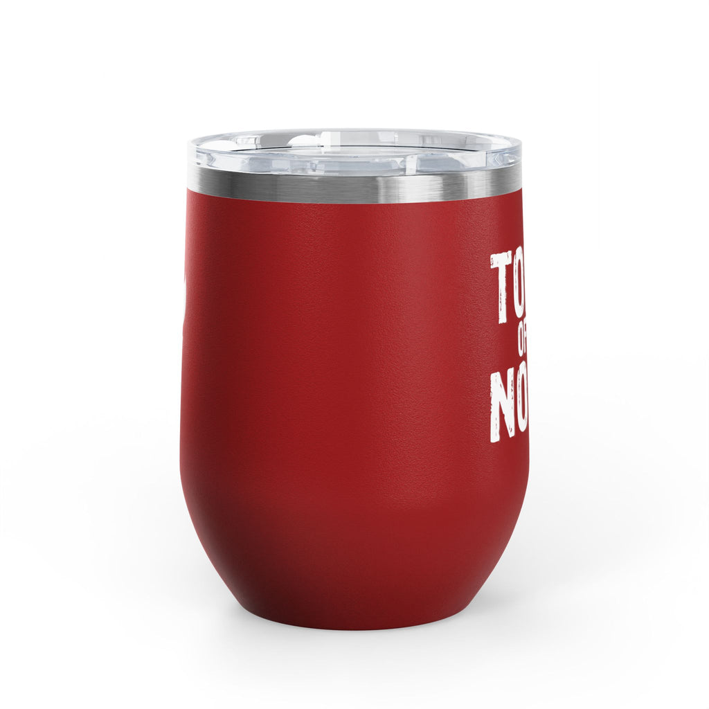 12oz Insulated Wine Tumbler - Portable Stainless Steel Cup for Wine, Travel & Outdoor Entertaining
