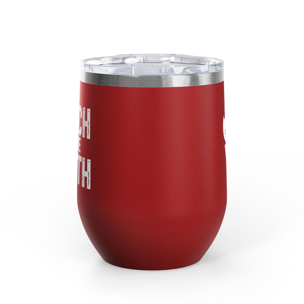 12oz Insulated Wine Tumbler - Portable Stainless Steel Cup for Wine, Travel & Outdoor Entertaining