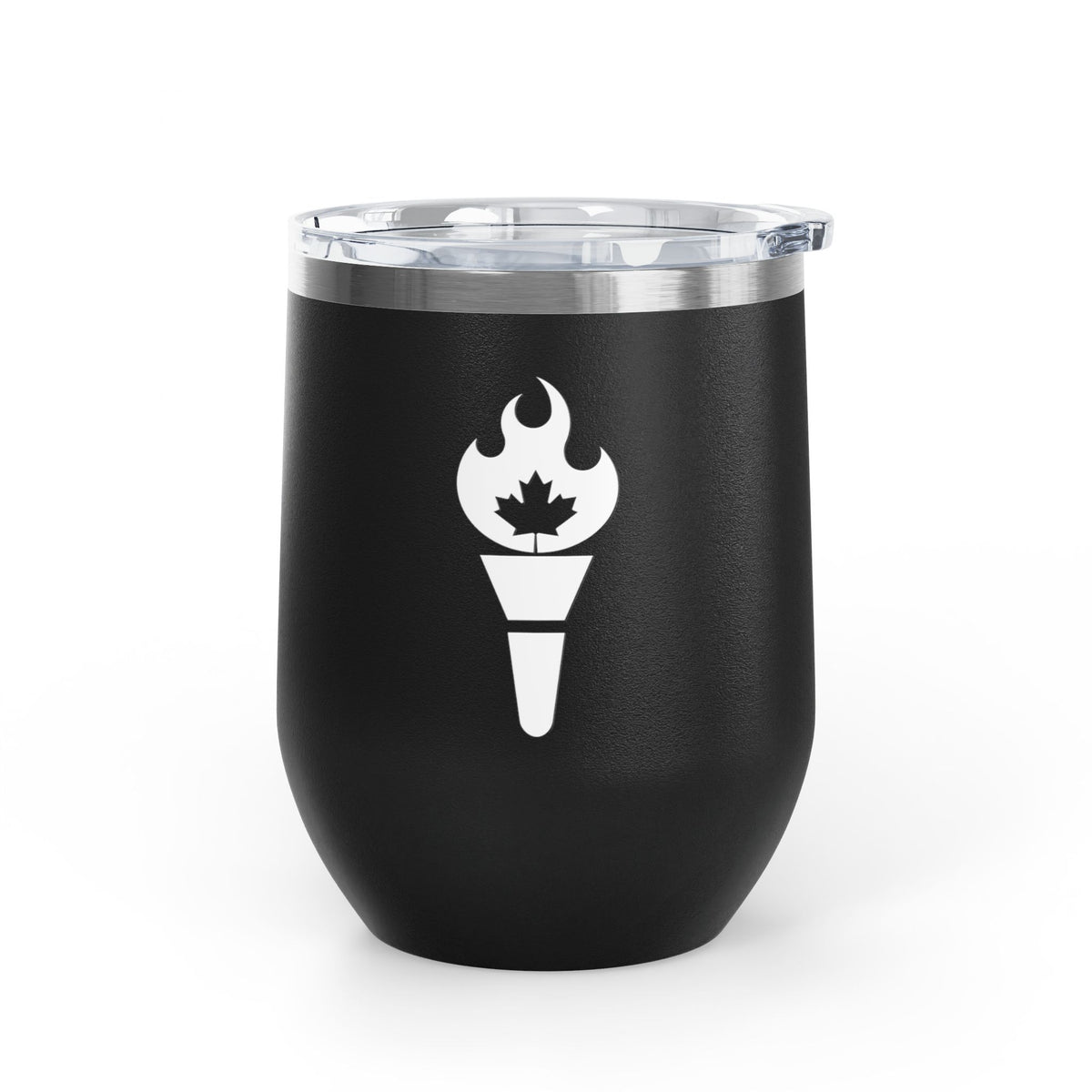 12oz Insulated Wine Tumbler - Portable Stainless Steel Cup for Wine, Travel & Outdoor Entertaining